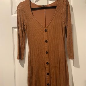 Rust Express Midi Dress